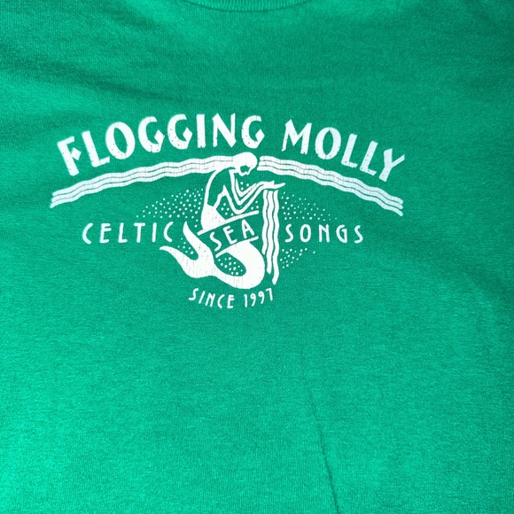 Flogging Molly Vintage Band Tee: Youth XL or Adult Small: Punk Band: Celtic - Picture 3 of 5